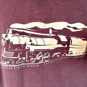 Front - Hesston Steam Museum, LaPorte Indiana (XL T-shirt)